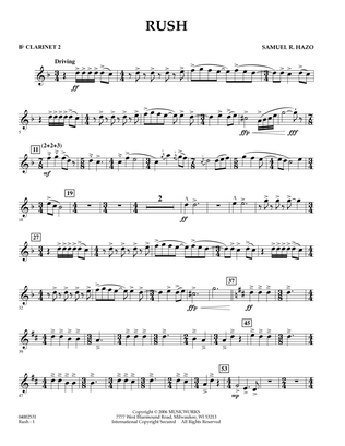 Rush - Bb Clarinet 2