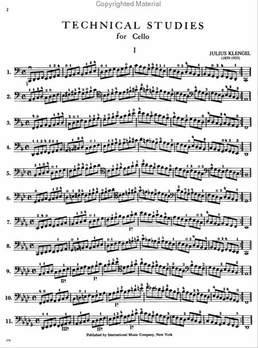 Technical Studies: Volume II Cello Solo scores gallery preview page 2