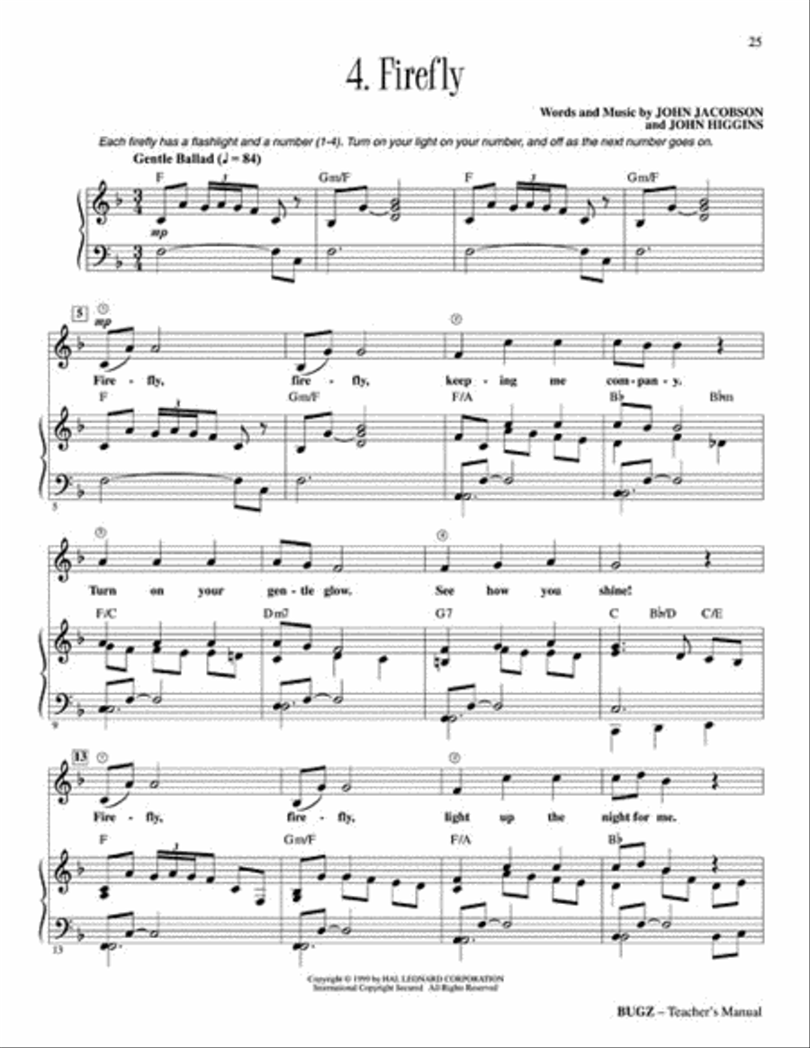 Bugz (Musical) Choir scores gallery preview page 5