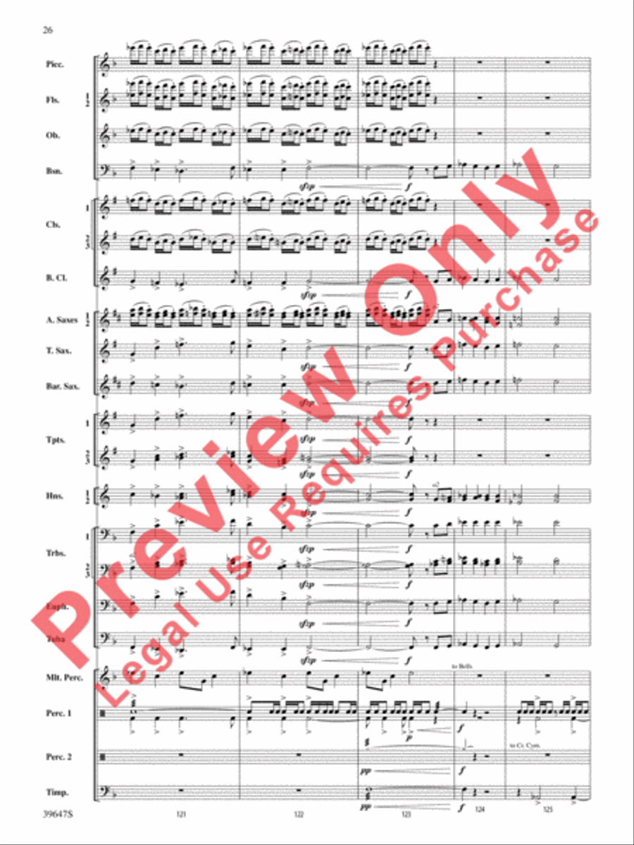 Oak Island Odyssey Oak Island Odyssey Concert Band scores gallery preview page 27