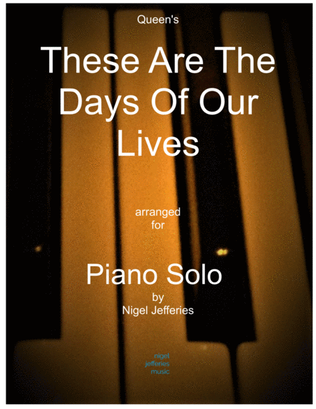 Book cover for These Are The Days Of Our Lives