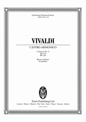 L'Estro Armonico Op. 3/4 RV 550