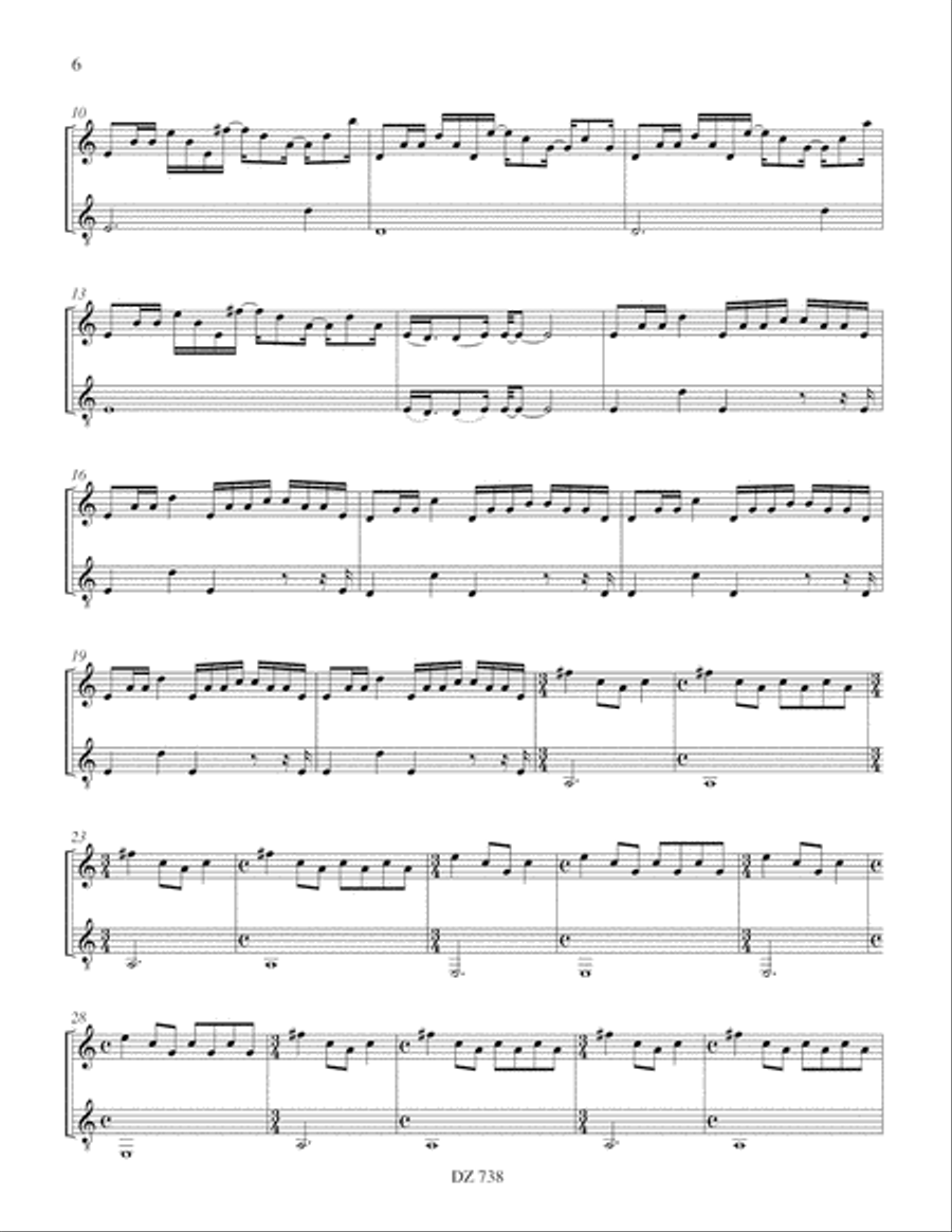 Andante, Capriccio Andante, Capriccio Violin scores gallery preview page 6