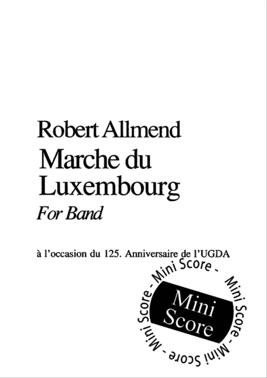 Marche Du Luxembourg Concert Band scores gallery preview page 3