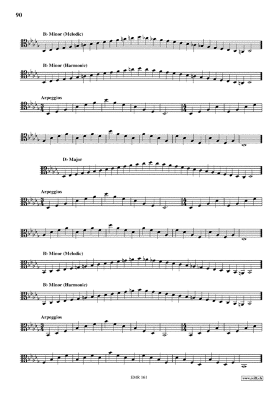 Studies in all Clefs Trombone Solo scores gallery preview page 39
