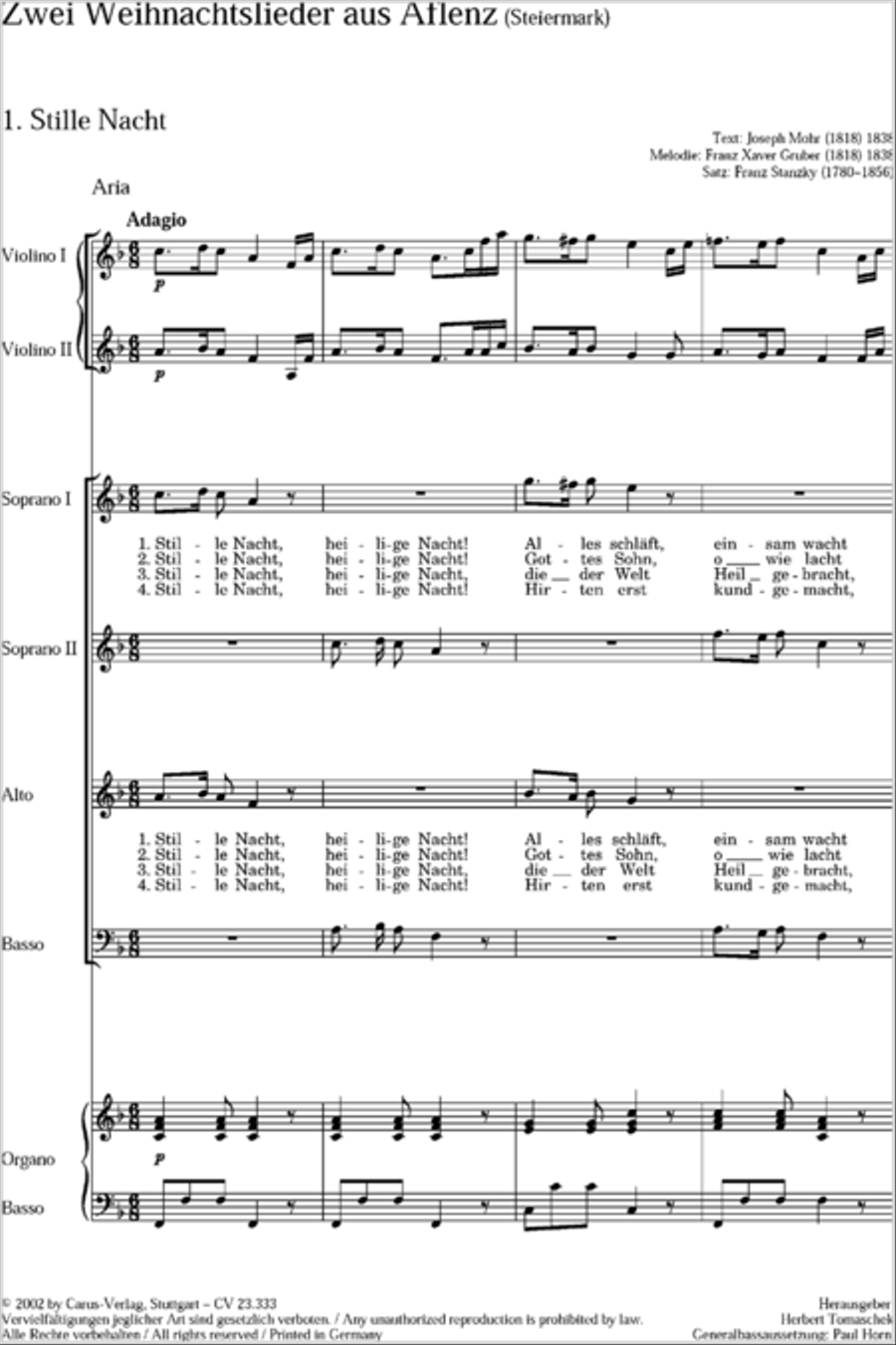 Zwei Weihnachtslieder aus Aflenz Score scores gallery preview page 6