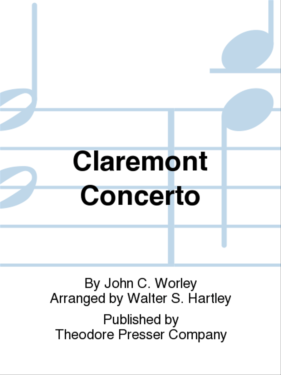 Book cover for Claremont Concerto