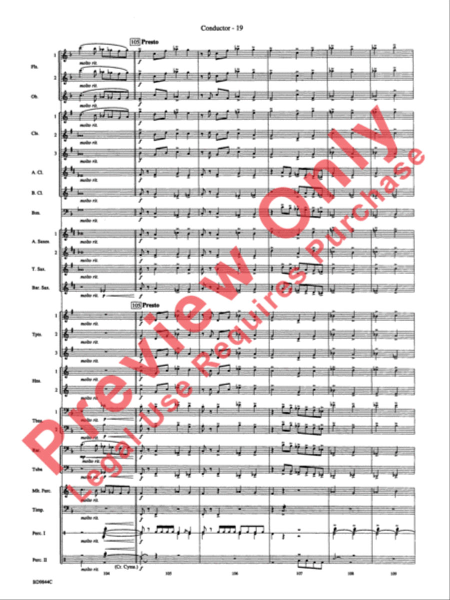Alliance Alliance Concert Band scores gallery preview page 22