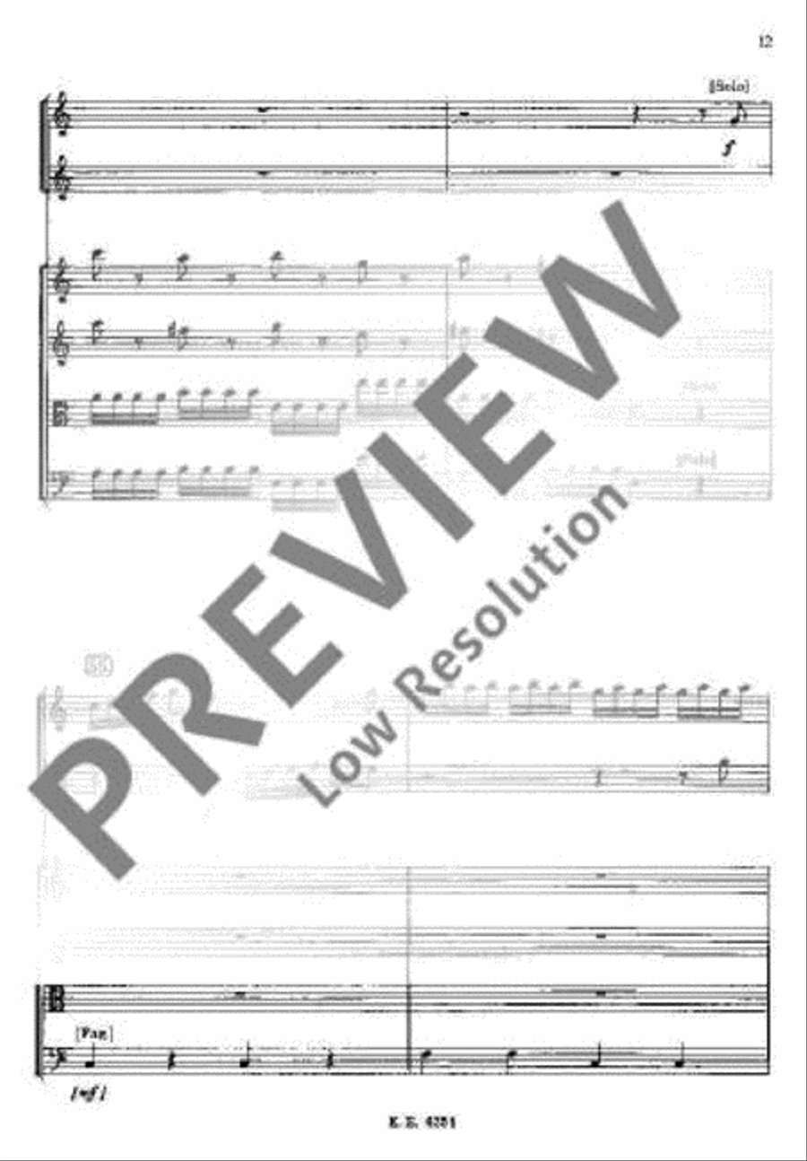 Concerto C major Trumpet Duet scores gallery preview page 16