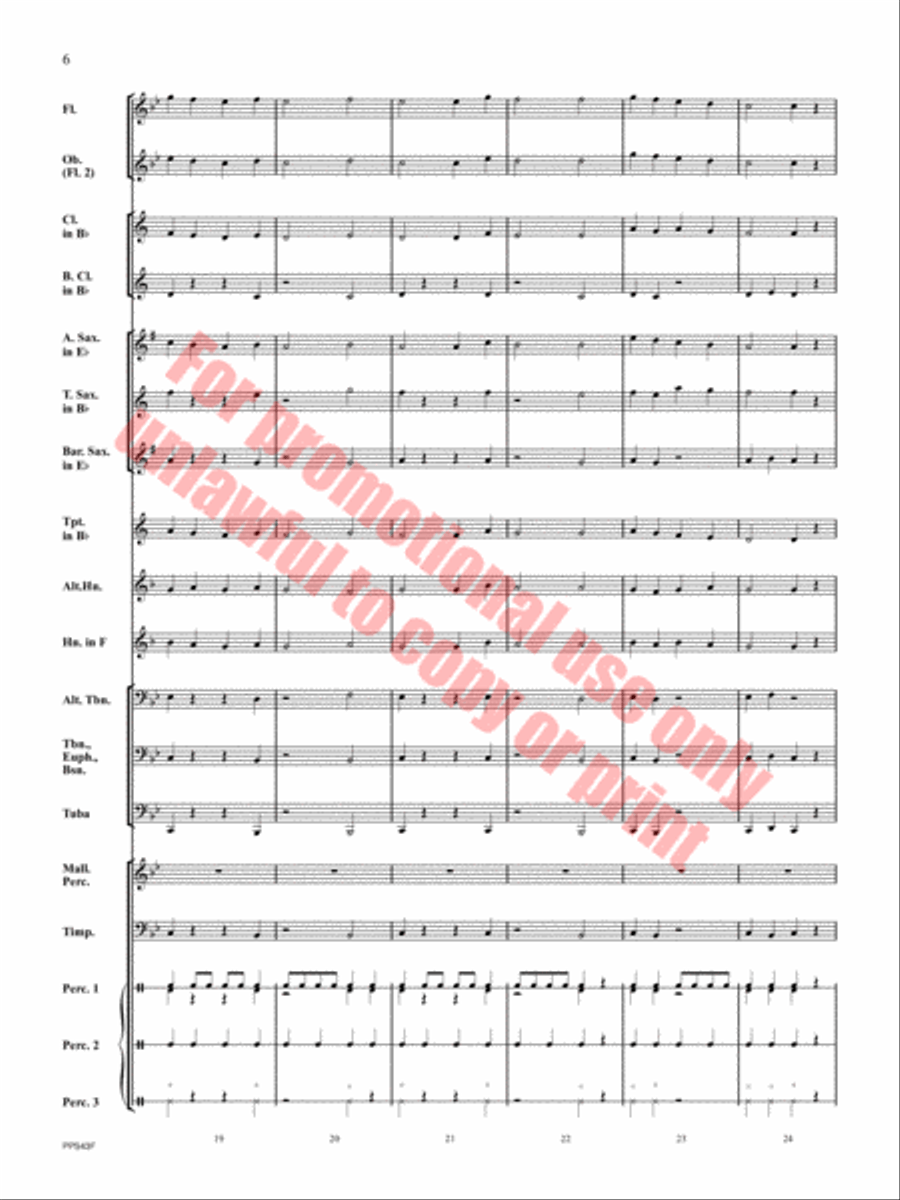 False Start False Start Concert Band scores gallery preview page 7