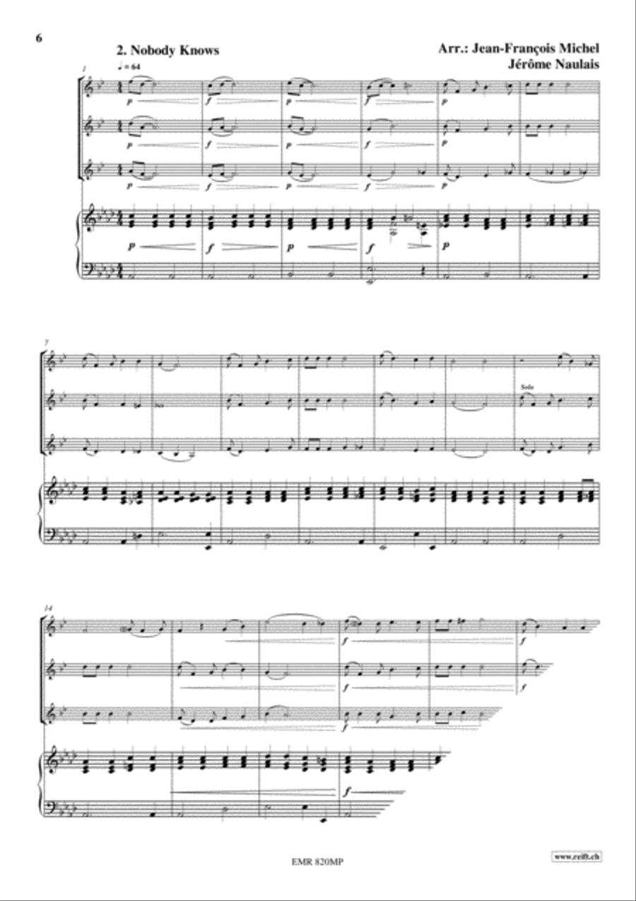 Golden Hits Euphonium Trio scores gallery preview page 4