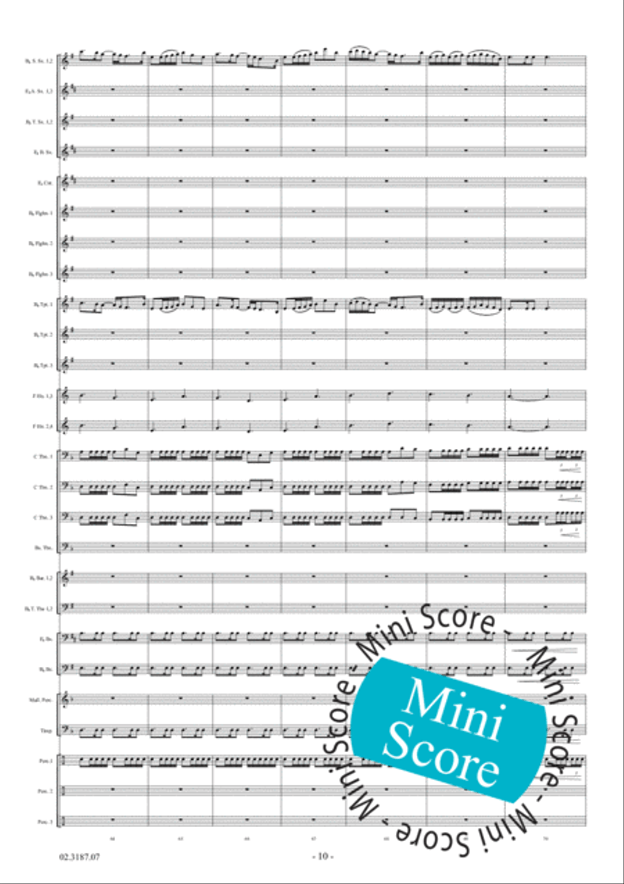 Fleodrodum Fanfare Band scores gallery preview page 16