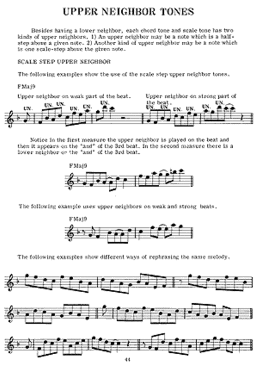 How to Create and Develop a Jazz Sax Solo Saxophone scores gallery preview page 3