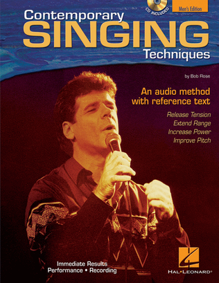 Book cover for Contemporary Singing Techniques - Men's Edition