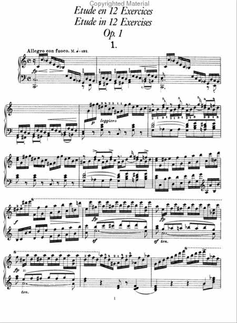 Complete Etudes For Solo Piano, Series I - Including The Transcendental Etudes Piano Method scores gallery preview page 3