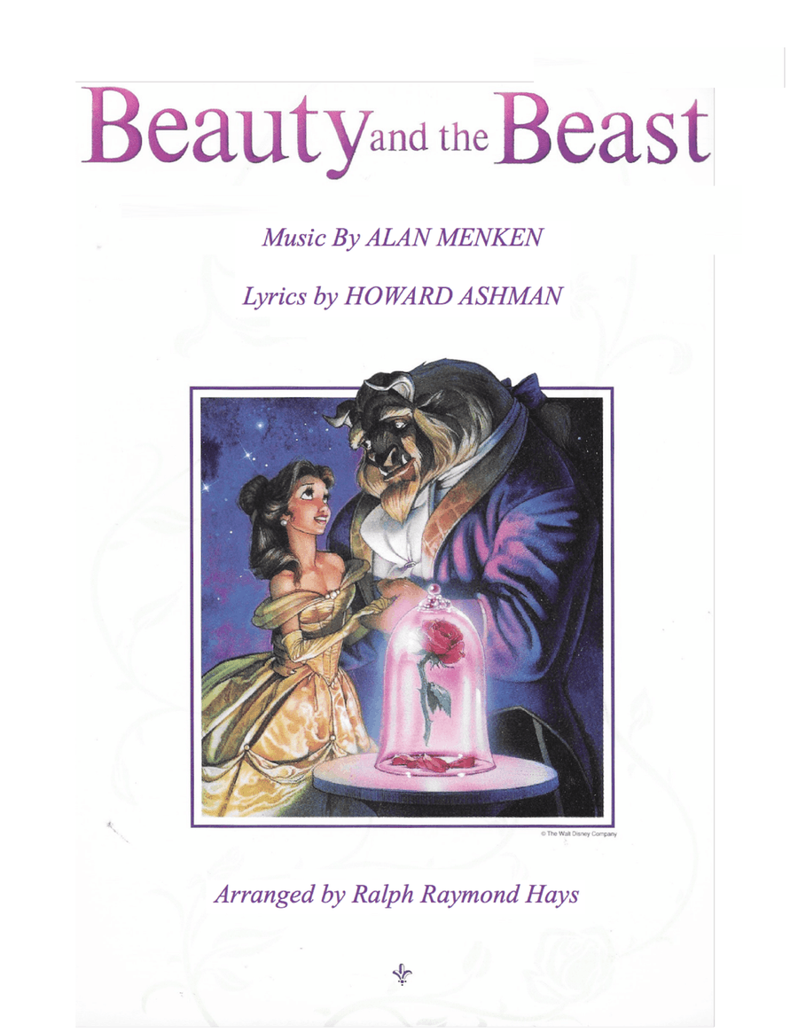 Beauty And The Beast Saxophone Quartet scores gallery preview page 1