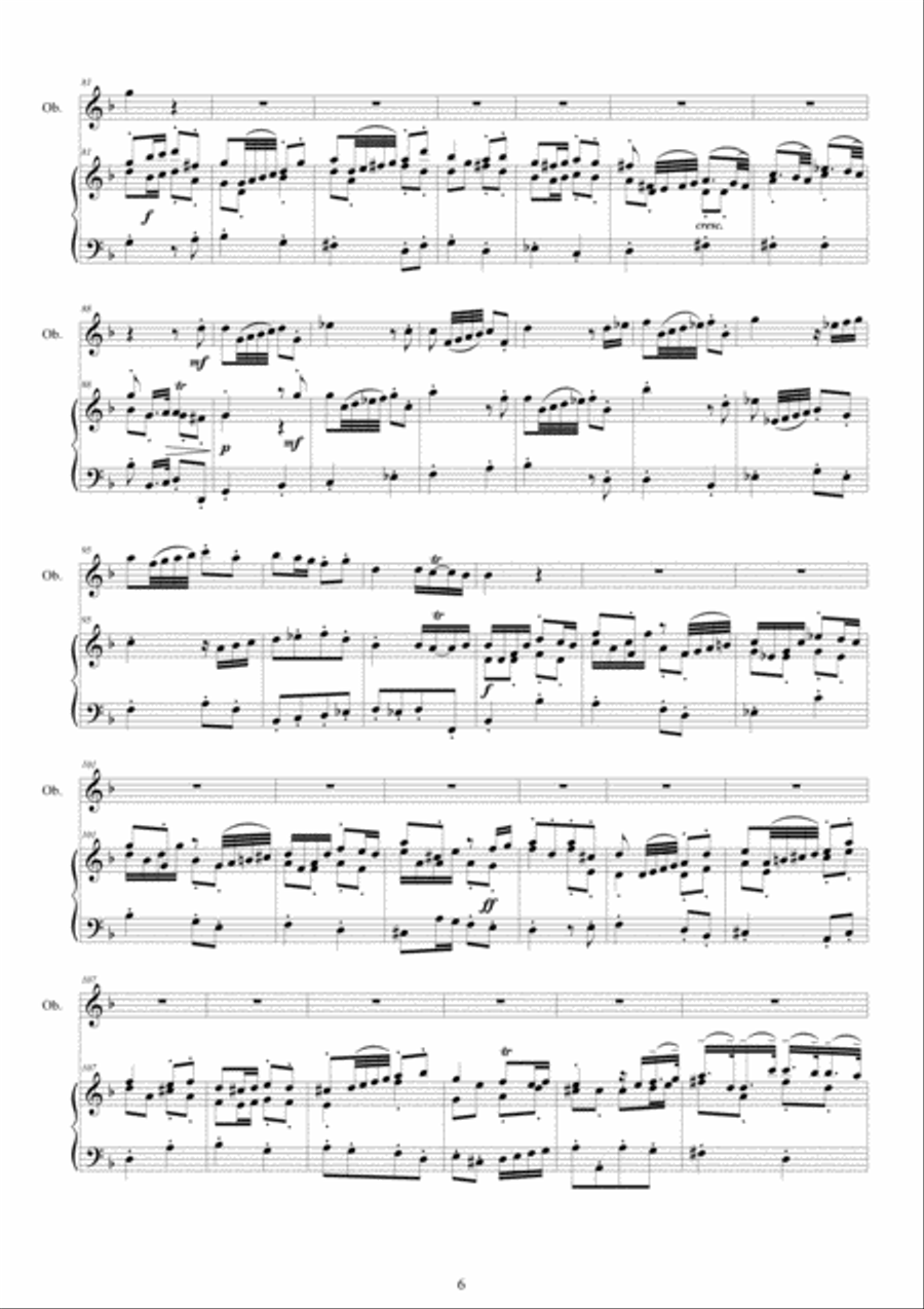 18 Oboe Concertos various composers, for Oboe and Piano - Scores and Oboe Part Piano scores gallery preview page 6