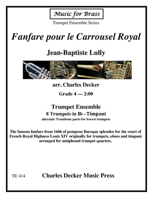 Book cover for Fanfare pour le Carrousel Royal for Trumpet Ensemble