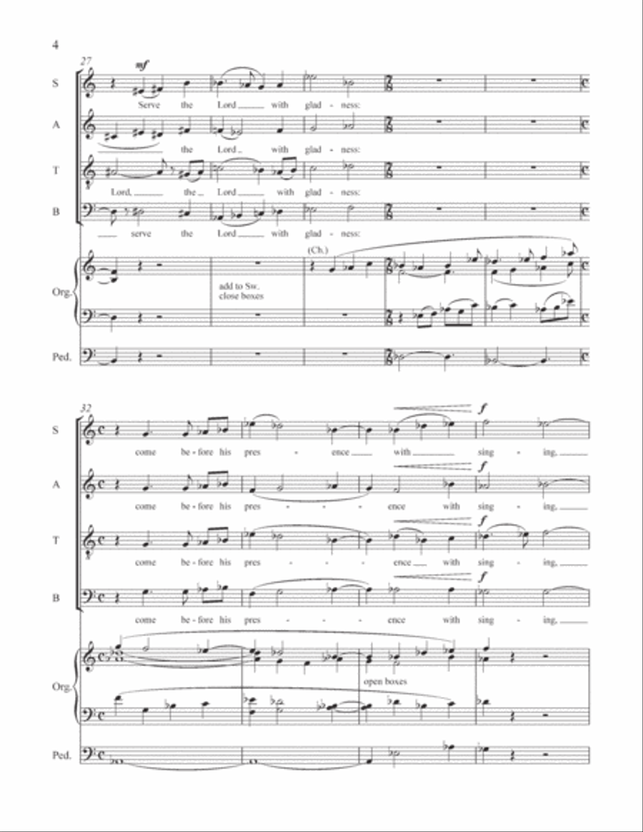 Psalm of Praise 4-Part scores gallery preview page 5