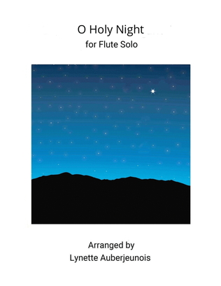 Book cover for O Holy Night - Flute Solo