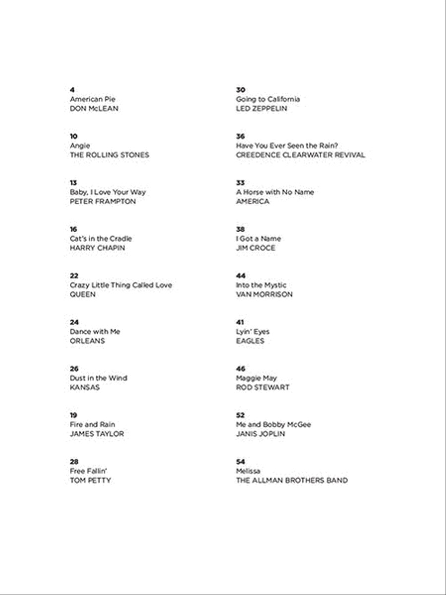 Acoustic Classics - Strum & Sing Guitar Acoustic Guitar scores gallery preview page 2
