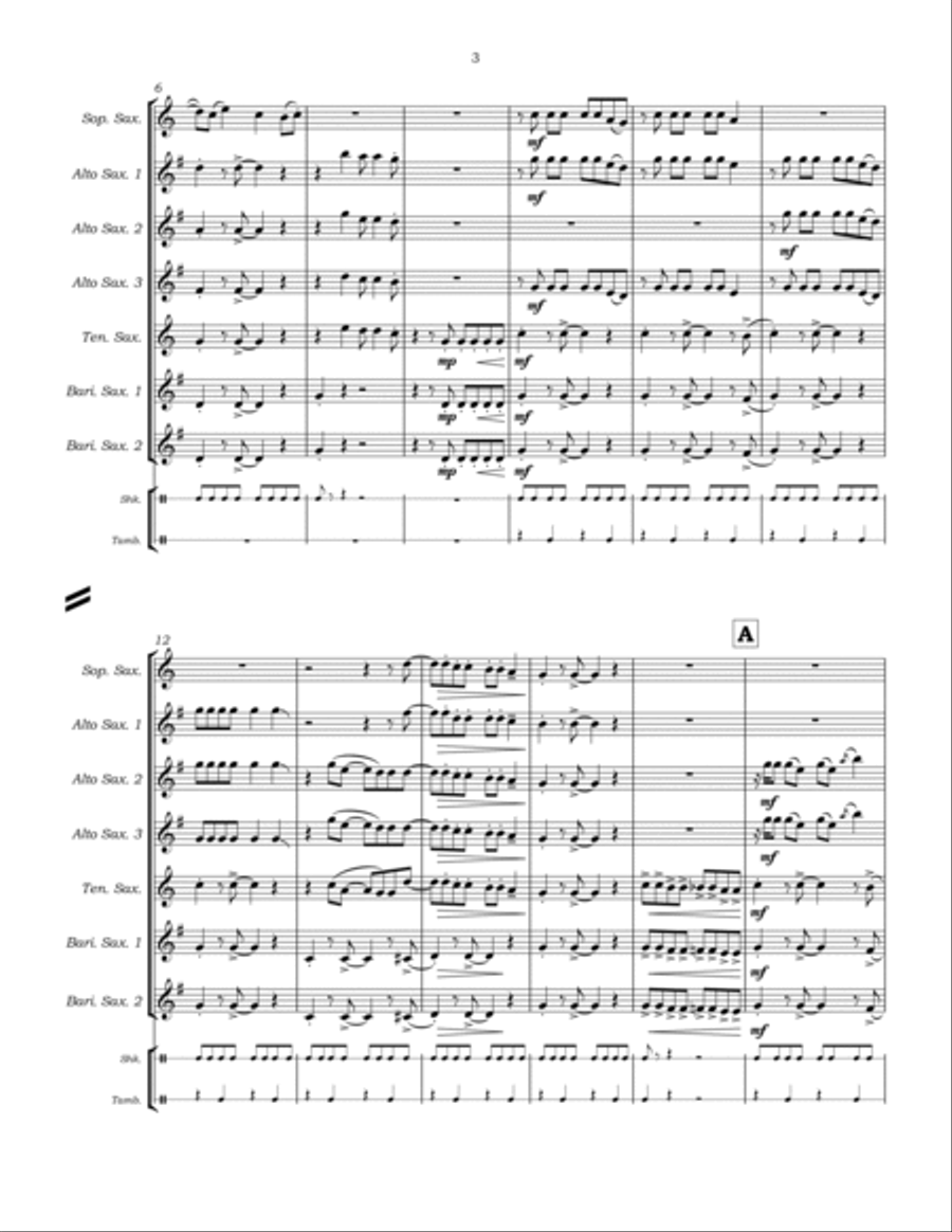 Made You Look Woodwind Ensemble scores gallery preview page 6