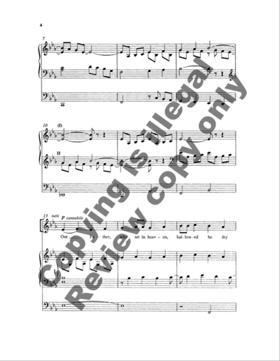 Bethesda Evensong: The Lord's Prayer SSA scores gallery preview page 11