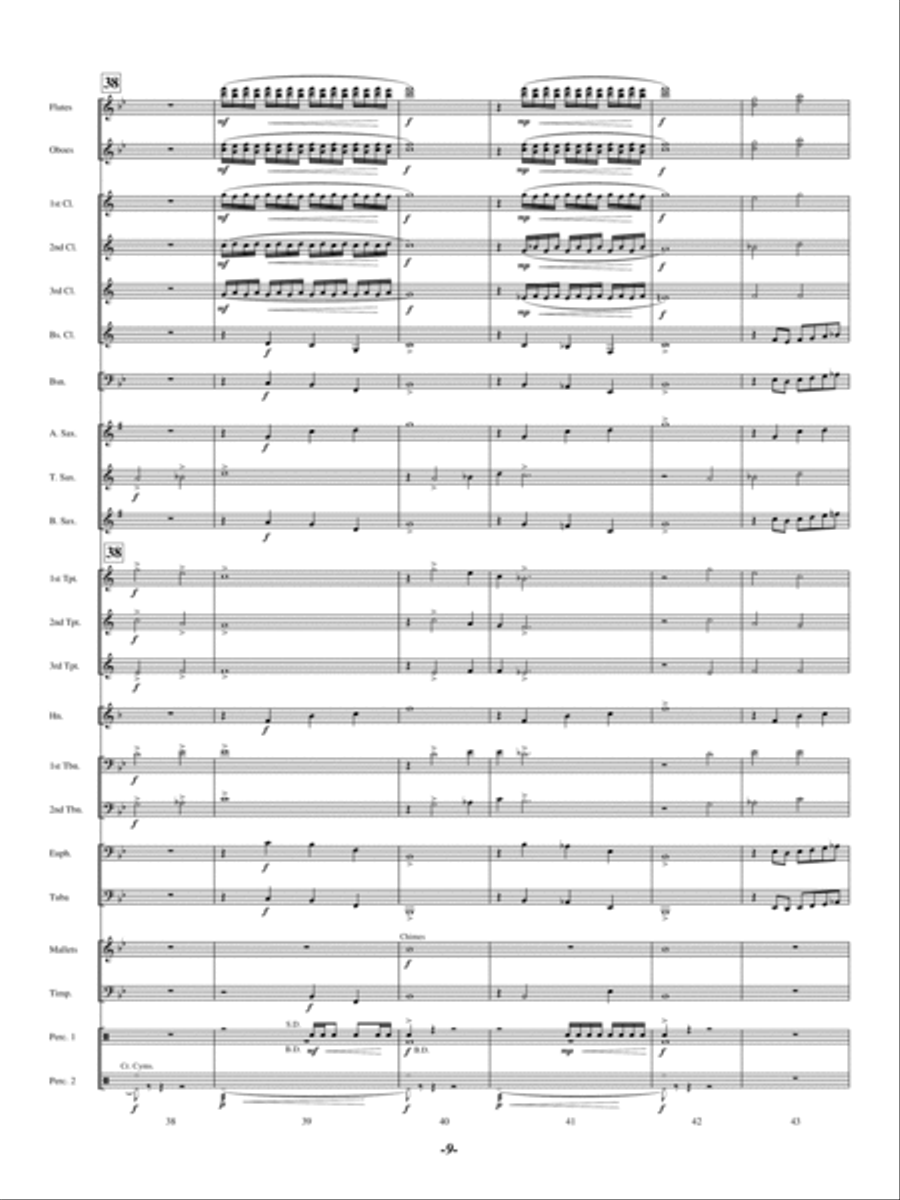 North Bay Vistas Concert Band scores gallery preview page 8