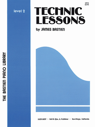 Book cover for Technic Lessons, Level 2