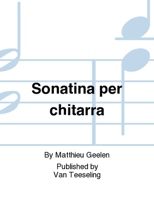 Book cover for Sonatina per chitarra