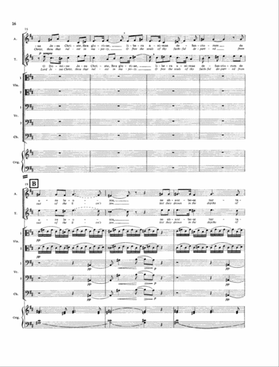 Requiem (1893 version) 4-Part scores gallery preview page 7
