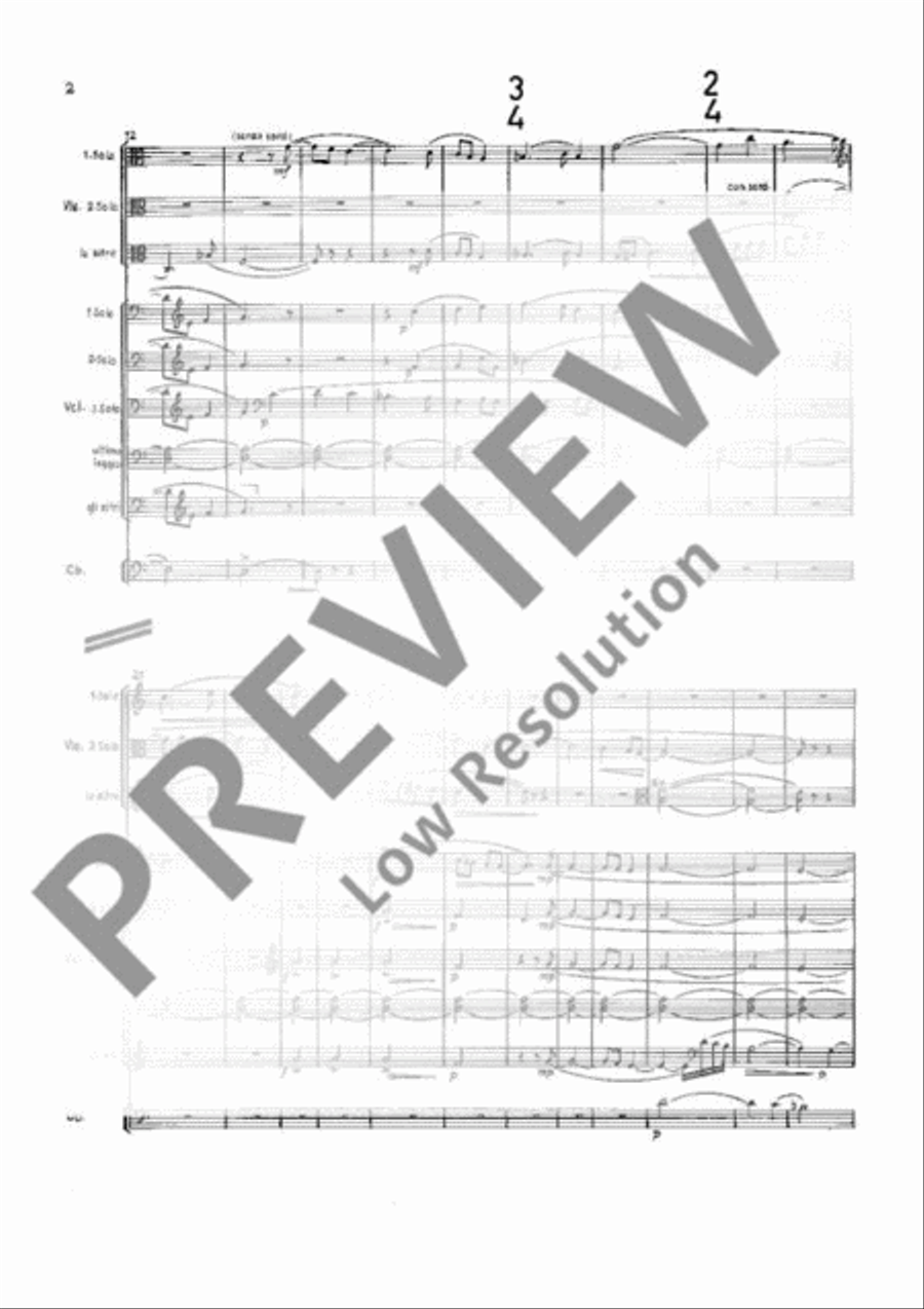 Fantasia for Strings String Orchestra scores gallery preview page 7