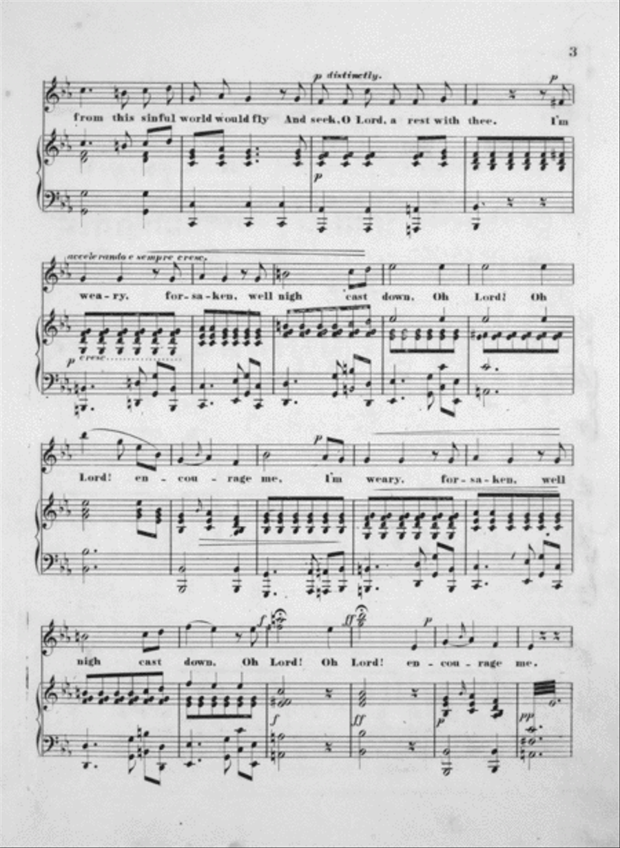 The Forsaken. Prayer Voice scores gallery preview page 3