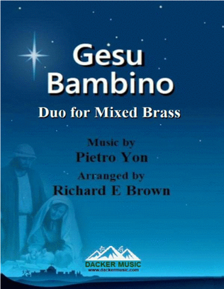 Gesu Bambino - Mixed Brass Duo