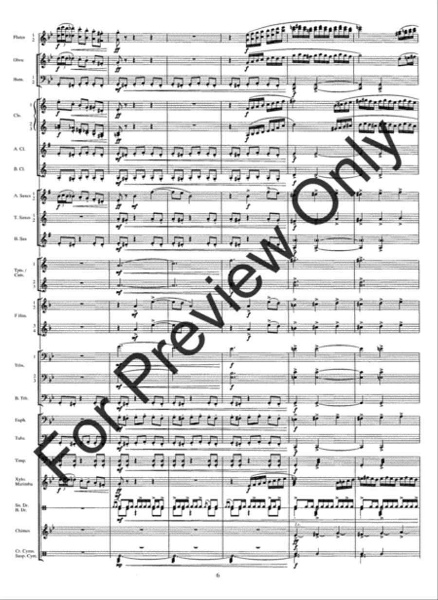 From The Summit (Score) Concert Band scores gallery preview page 9