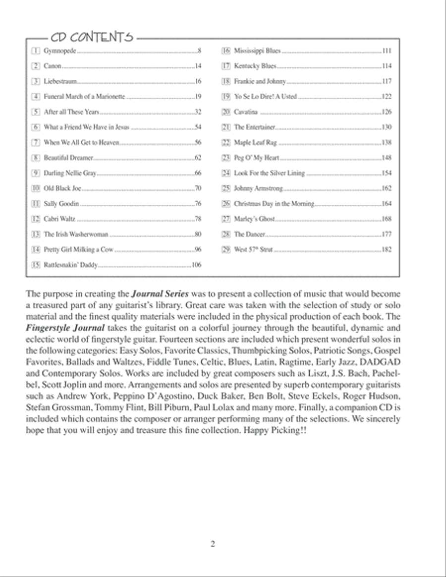 Guitar Journals - Fingerstyle Fingerpicking Guitar scores gallery preview page 9