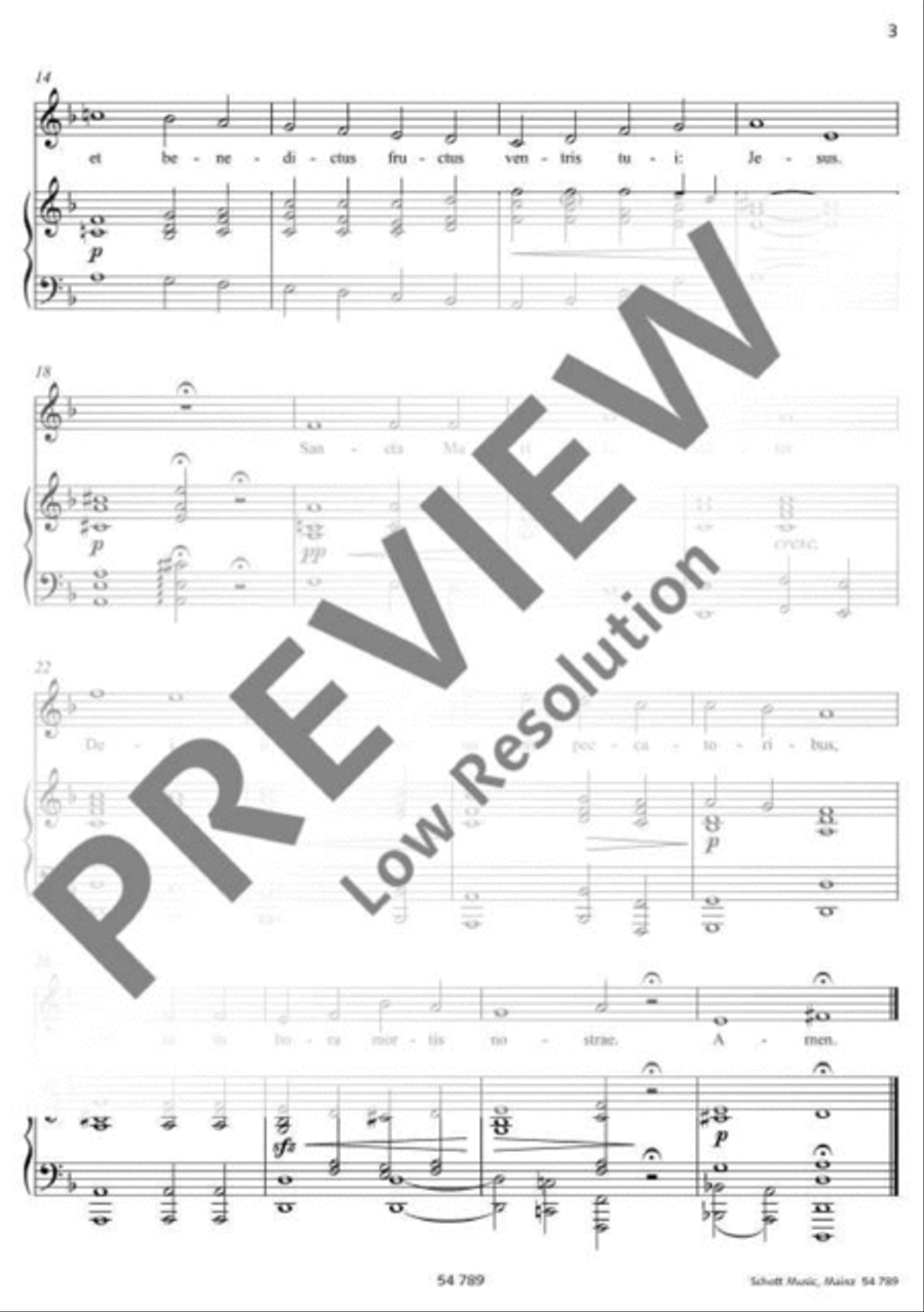 Ave Maria Voice Solo scores gallery preview page 4