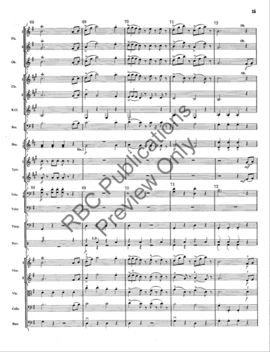 Radetzky March Full Orchestra scores gallery preview page 16