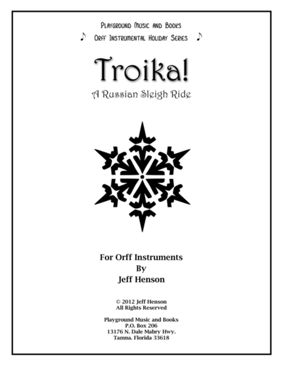 Troika! Orff Instrument scores gallery preview page 1