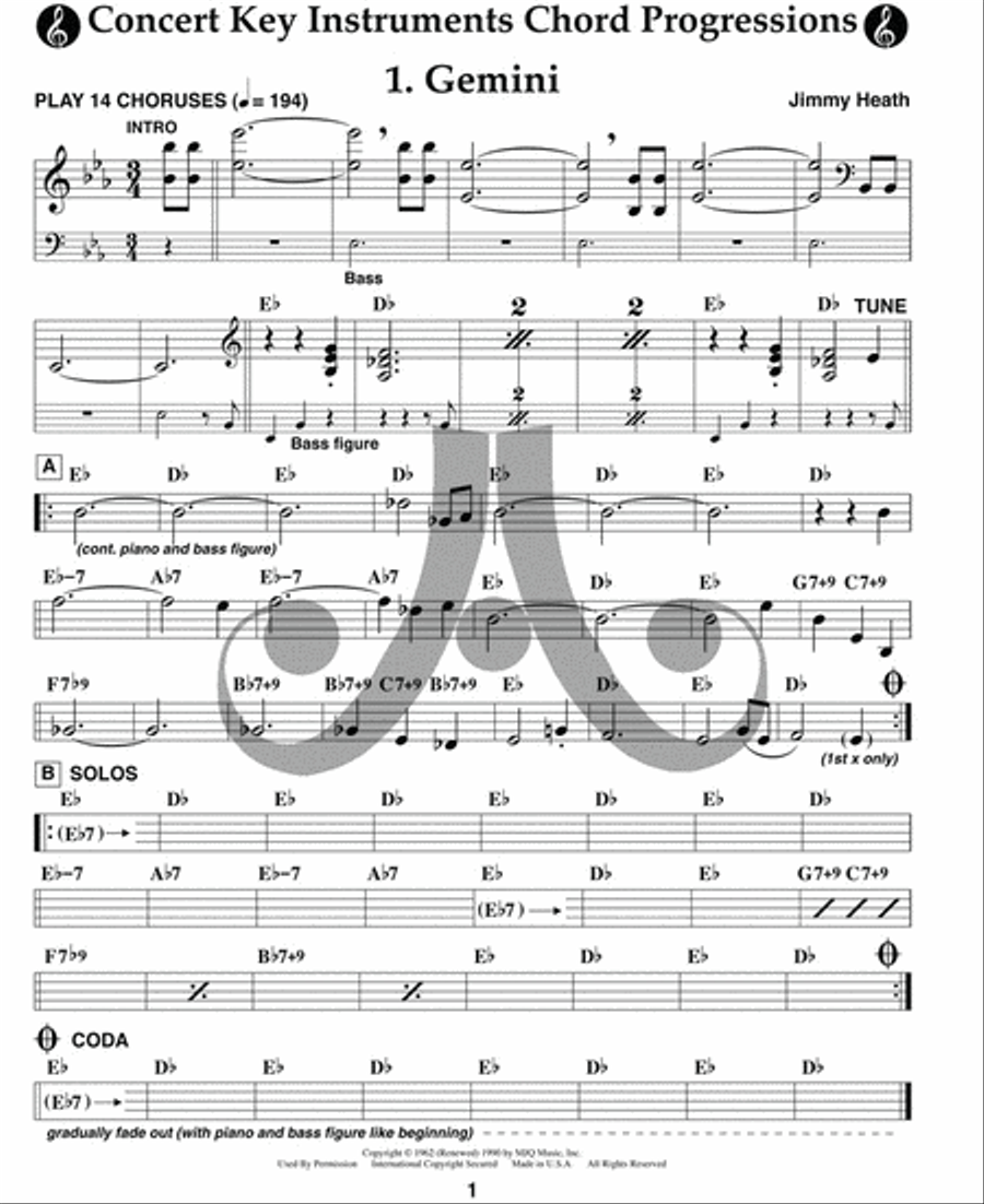 Volume 122 - Jimmy Heath Tenor Saxophone scores gallery preview page 4