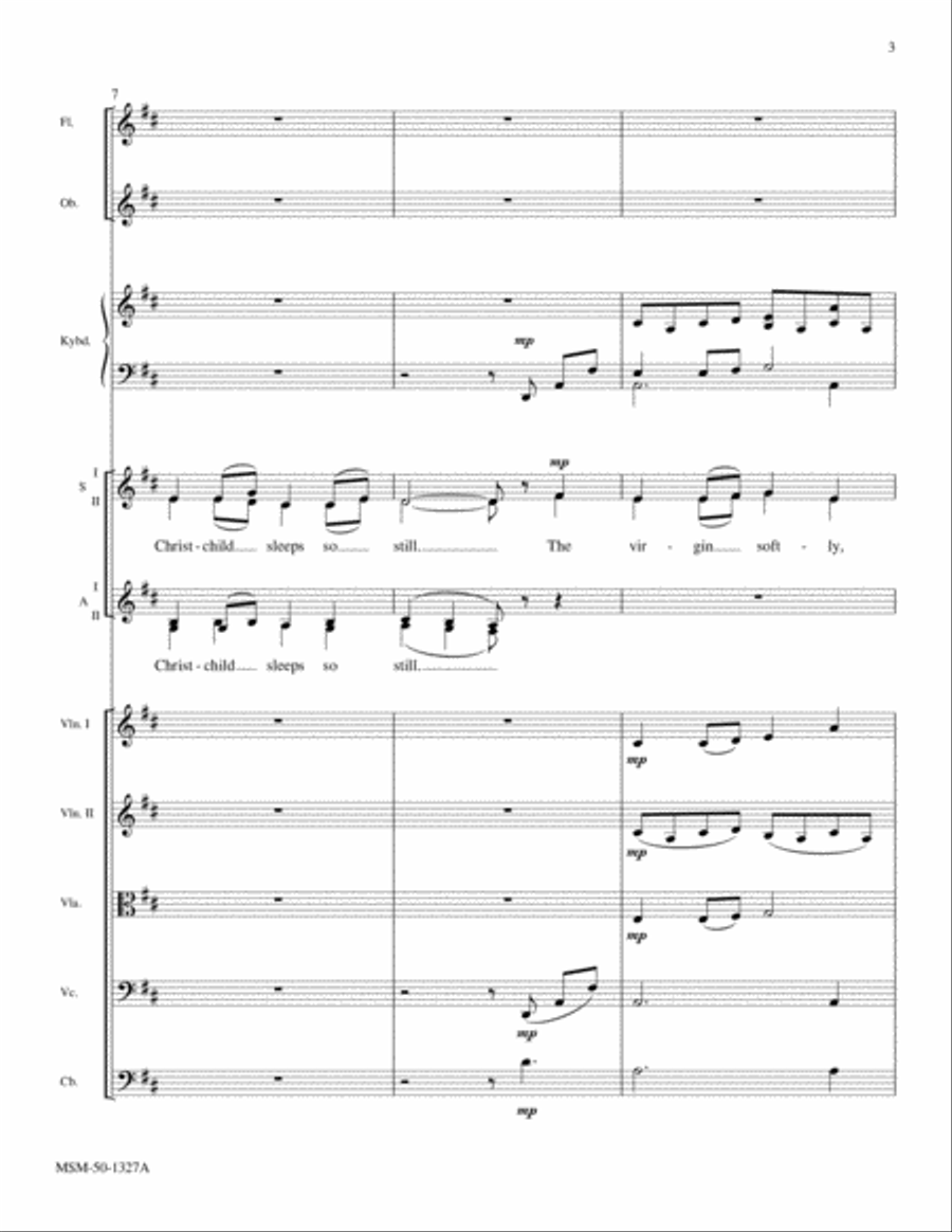 Still, Still, Still Choir scores gallery preview page 3