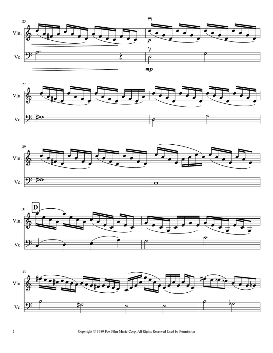 Ice Dance Violin Solo scores gallery preview page 2