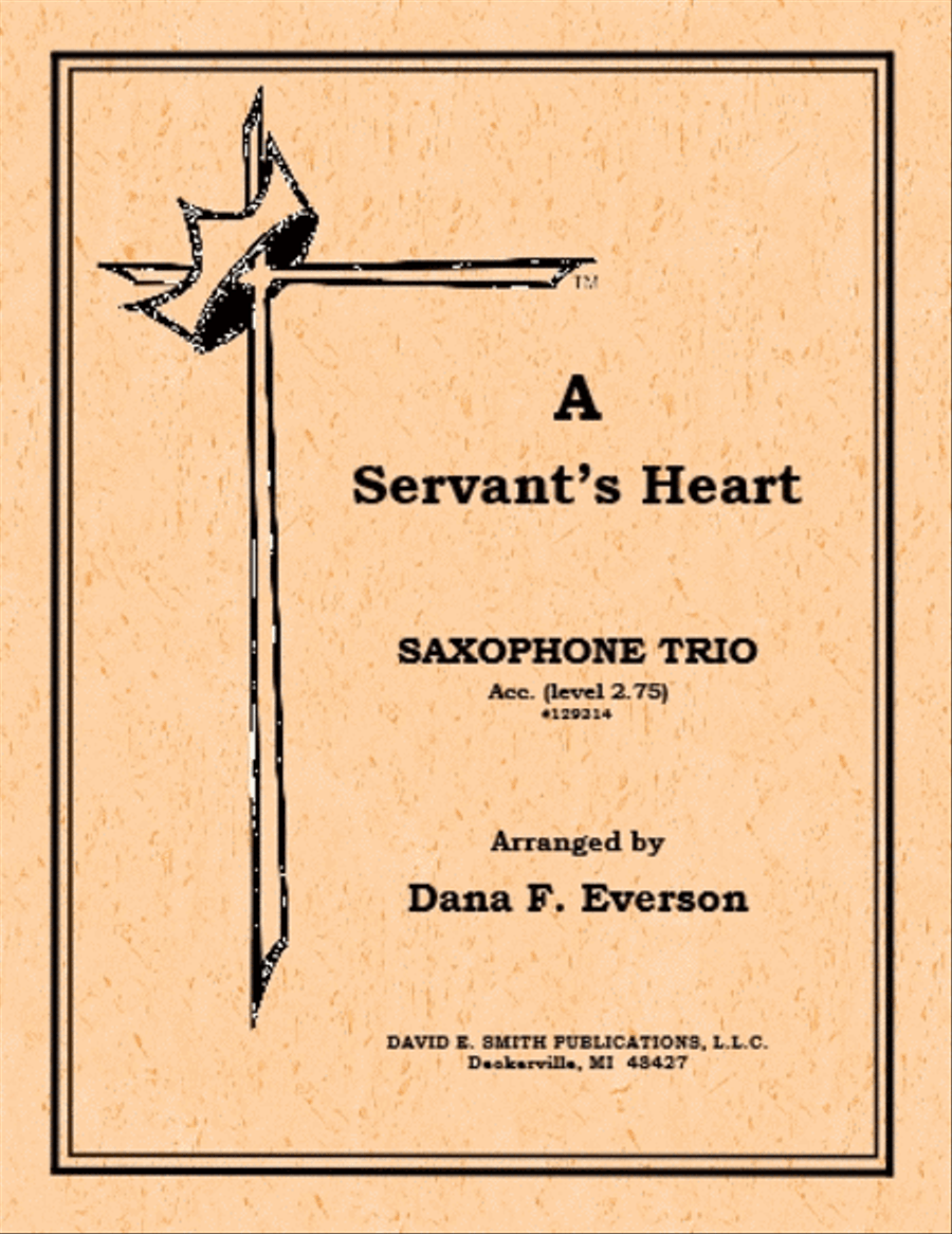 A Servant's Heart Woodwind Trio scores gallery preview page 1