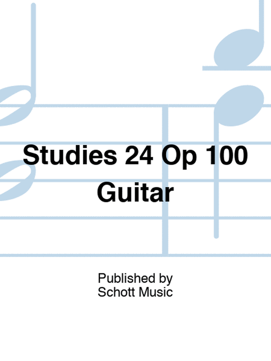 Giuliani - 24 Studies Op 100 For Guitar