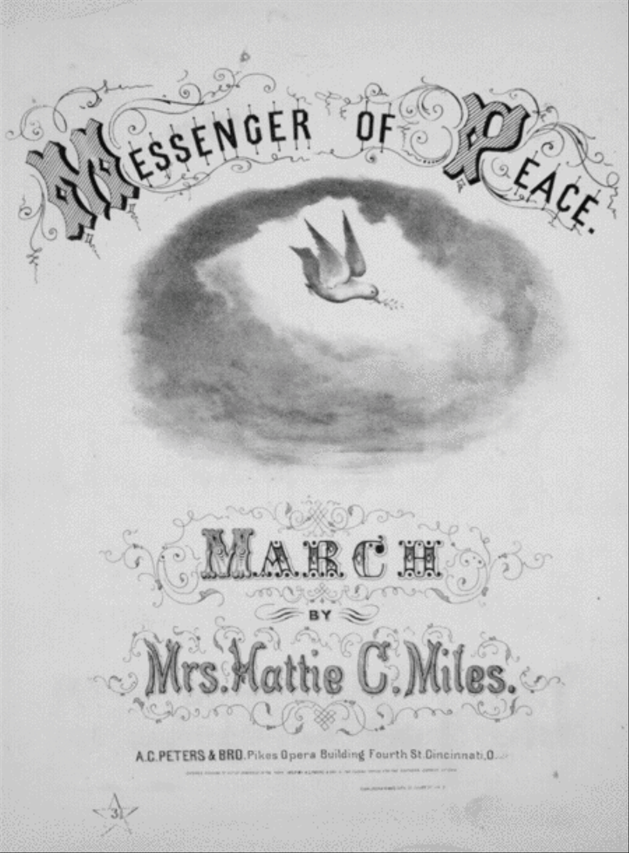 Messenger of Peace March Piano Solo scores gallery preview page 1