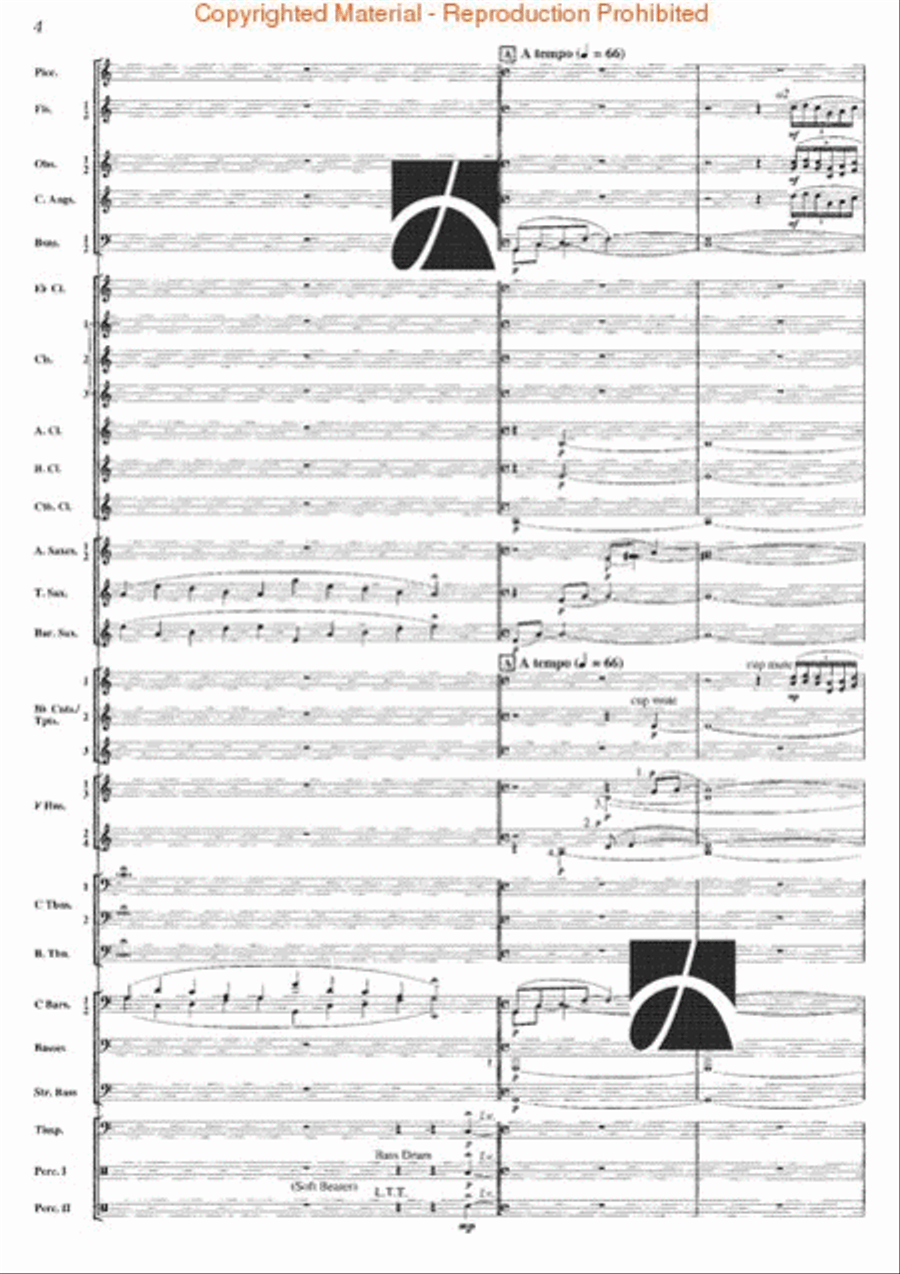 Homage Concert Band scores gallery preview page 3