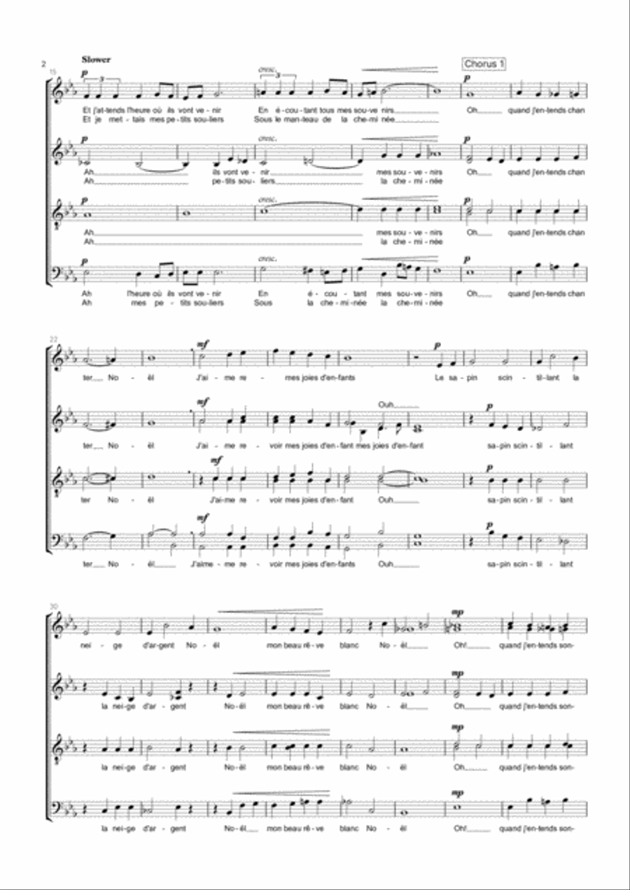 White Christmas Divisi scores gallery preview page 2