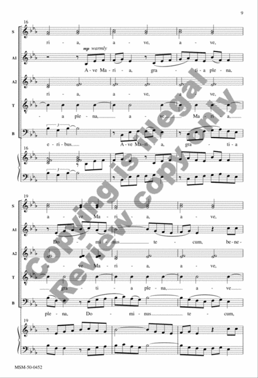 Annunciation Annunciation Divisi scores gallery preview page 22