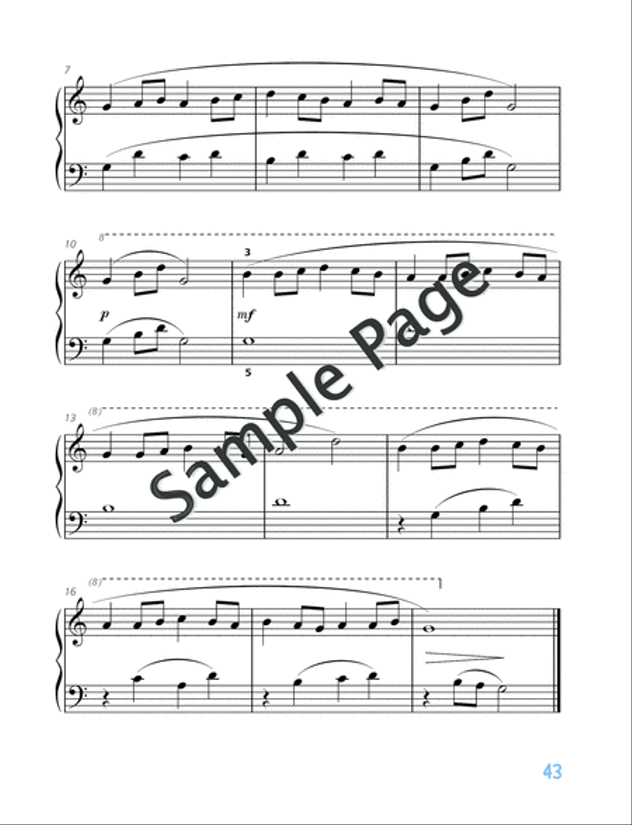 Piano Junior: Lesson Book 2 Piano Method scores gallery preview page 44