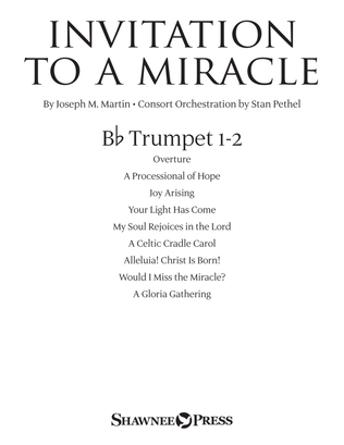 Book cover for Invitation to a Miracle - Bb Trumpet 1,2